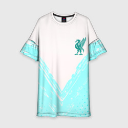 Детское платье 3D Liverpool logo texture fc