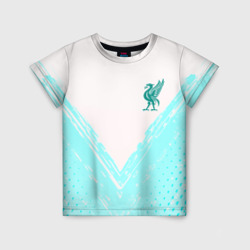 Детская футболка 3D Liverpool logo texture fc