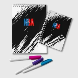 Блокнот Basketball текстура краски nba