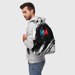 Рюкзак 3D Basketball текстура краски nba - фото 2