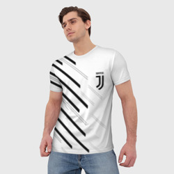 Мужская футболка 3D Juventus sport geometry - фото 2