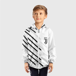 Детская ветровка 3D Juventus sport geometry - фото 2