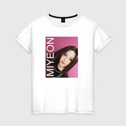 Miyeon k-stars – Женская футболка хлопок с принтом купить со скидкой в -20%