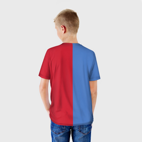 Детская футболка 3D Флаг Ростов-на-Дону, цвет 3D печать - фото 4