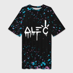 Платье-футболка 3D Alec monopoly graffiti брызги
