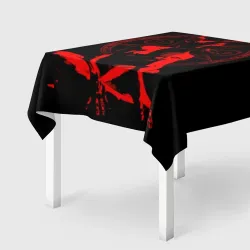 Скатерть 3D Красный демон девушка