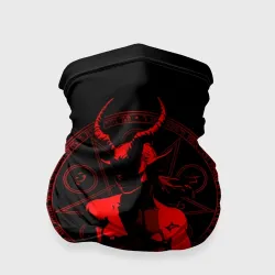 Бандана-труба 3D Красный демон девушка