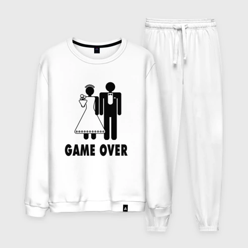 Мужской костюм хлопок Game over - свадьба