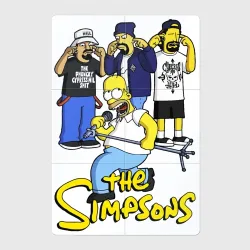 Магнитный плакат 2Х3 Simpsons - Cypress hill 