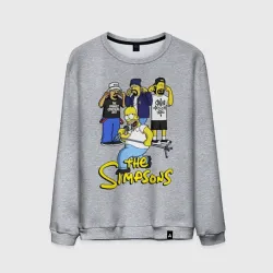 Мужской свитшот хлопок Simpsons - Cypress hill 