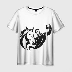 Селфихорс – Мужская футболка 3D с принтом купить со скидкой в -26%