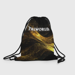 Palworld логотип золотая пыльца – Рюкзак-мешок 3D с принтом купить со скидкой в -25%