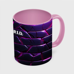 Palworld логотип фиолетовые яркие плиты – Кружка с полной запечаткой с принтом купить