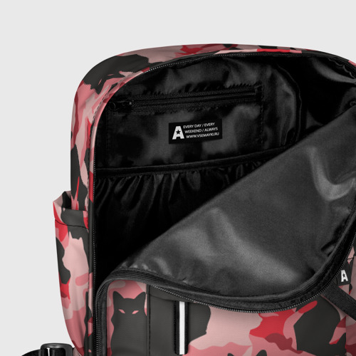 Женский рюкзак 3D Розовый камуфляж из котов - фото 6