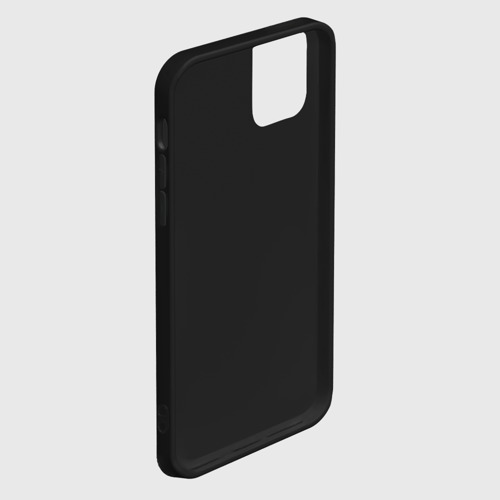 Чехол для iPhone 12 Pro Max Розовый камуфляж из котов, цвет черный - фото 4