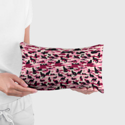 Подушка 3D антистресс Камуфляжные розовые котики - фото 2