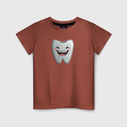Детская футболка хлопок Улыбающийся зуб
