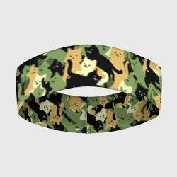 Повязка на голову 3D Котофляж