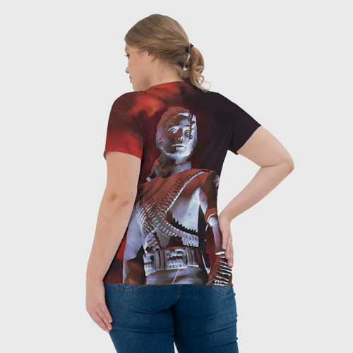 Женская футболка 3D Статуя Макла Джексона с автографом - альбом History, цвет 3D печать - фото 7