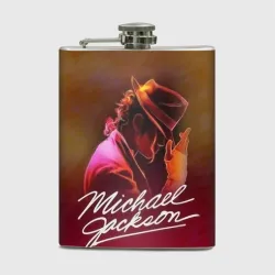 Фляга Michael Jackson нарисованный кистью