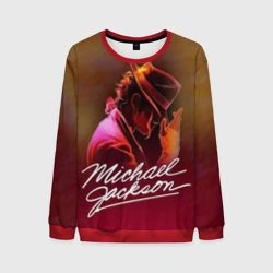 Мужской свитшот 3D Michael Jackson нарисованный кистью