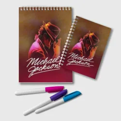 Блокнот Michael Jackson нарисованный кистью