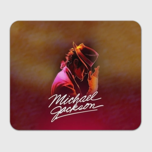 Прямоугольный коврик для мышки Michael Jackson нарисованный кистью
