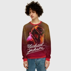 Мужской свитшот 3D Michael Jackson нарисованный кистью - фото 2