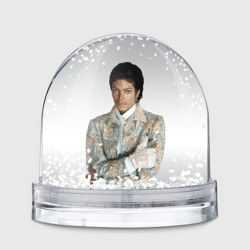 Майкл Джексон в серебряном костюме  – Игрушка Снежный шар с принтом купить со скидкой в -20%