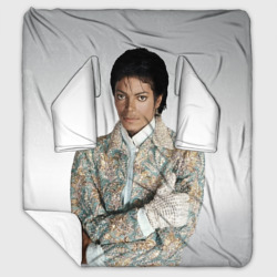 Майкл Джексон в серебряном костюме  – Плед с рукавами с принтом купить