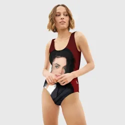 Женский купальник 3D Michael Jackson с пантерой и автографом