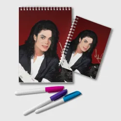 Блокнот Michael Jackson с пантерой и автографом