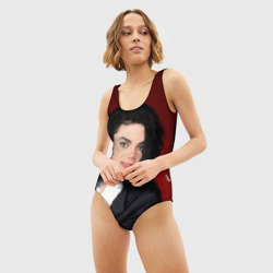 Michael Jackson с пантерой и автографом – Женский купальник 3D с принтом купить