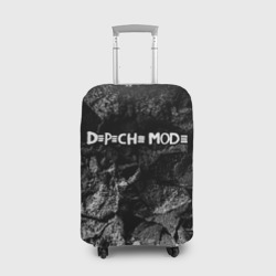 Чехол для чемодана 3D Depeche Mode black graphite
