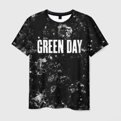 Мужская футболка 3D Green Day black ice