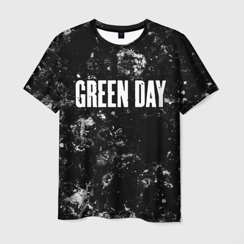 Мужская футболка 3D Green Day black ice, цвет 3D печать