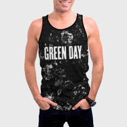 Мужская майка 3D Green Day black ice - фото 2