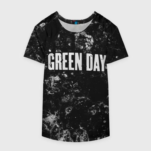 Накидка на куртку 3D Green Day black ice, цвет 3D печать - фото 4