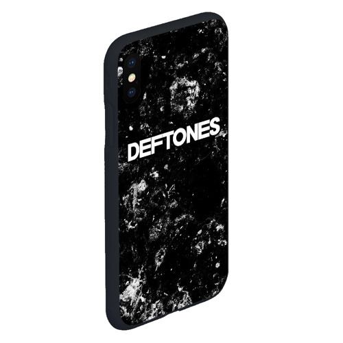 Чехол для iPhone XS Max матовый Deftones black ice - фото 3