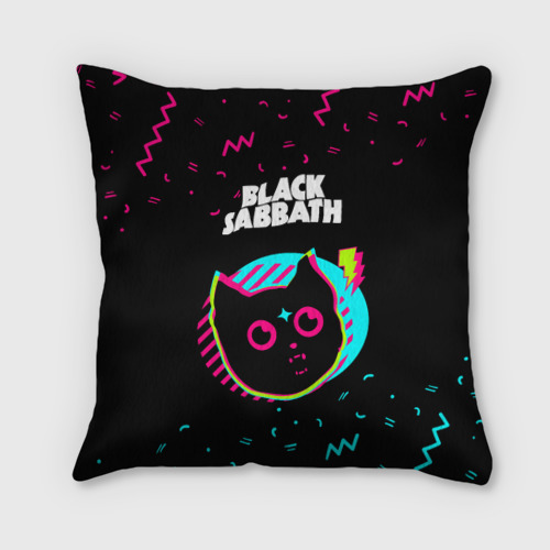 Подушка 3D Black Sabbath - rock star cat