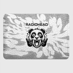 Картхолдер с принтом Radiohead рок панда на светлом фоне - фото 2