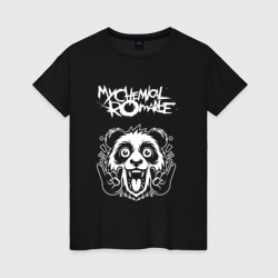 Женская футболка хлопок My Chemical Romance rock panda