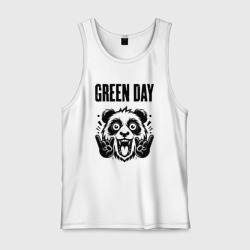 Мужская майка хлопок Green Day - rock panda