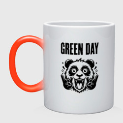 Кружка хамелеон Green Day - rock panda