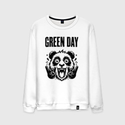 Мужской свитшот хлопок Green Day - rock panda