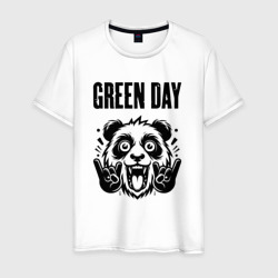 Мужская футболка хлопок Green Day - rock panda