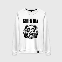 Женский свитшот хлопок Green Day - rock panda
