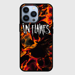 Чехол для iPhone 13 Pro In Flames red lava