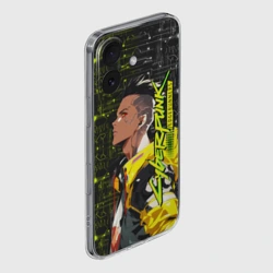 Чехол для iPhone 16 силиконовый с защитой камеры David Martinez - Cyberpunk: Edgerunners - фото 2