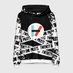 Мужская толстовка 3D Twenty one pilots stripes steel